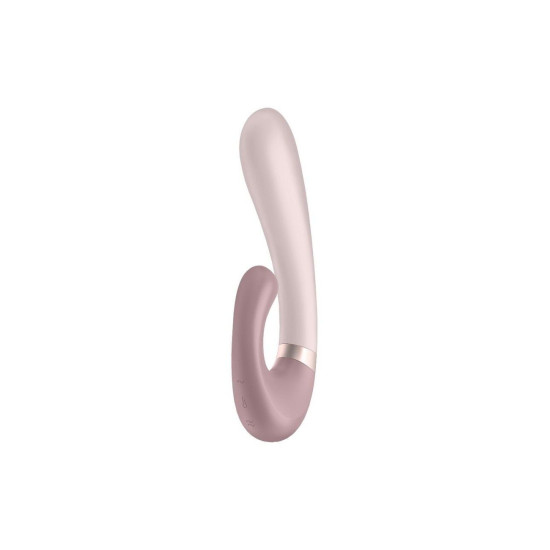 Вібратор-кролик з підігрівом, бузковий Satisfyer Heat Wave Mauve