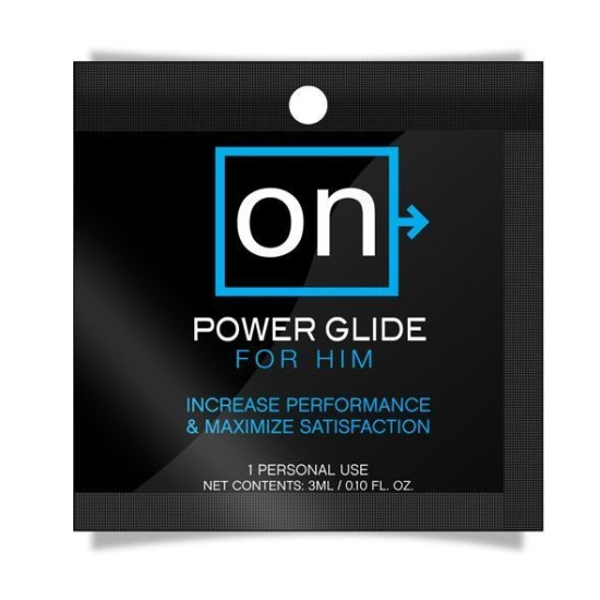 Пробник стимулюючого гелю для супер ерекції Sensuva ON Power Glide For Him, 3 ml