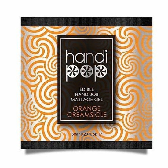 Пробник орального змащення зі смаком апельсина Sensuva Handipop Orange Creamsicle, 6 ml