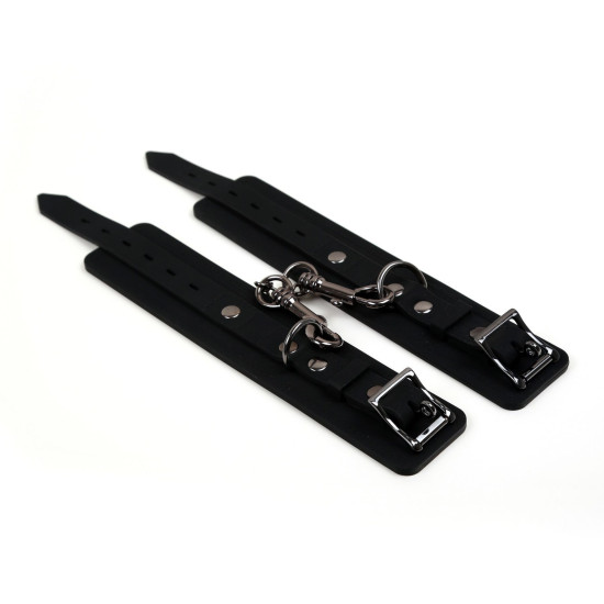 Силіконові БДСМ наручники, чорні Pornhub Silicone Wrist Buckles