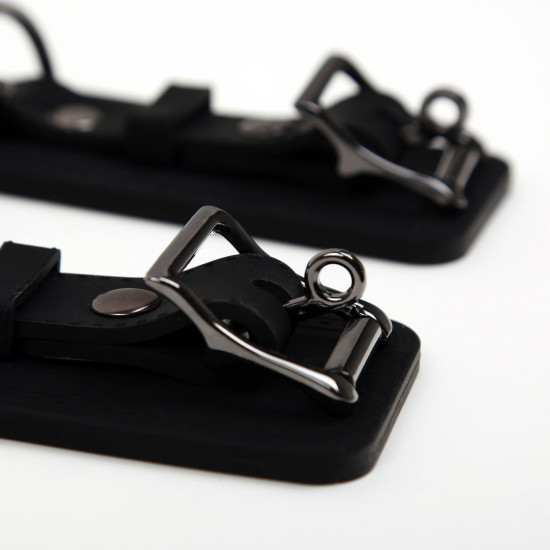 Силіконові БДСМ наручники, чорні Pornhub Silicone Wrist Buckles