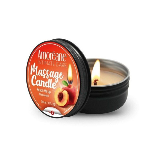 Массажная свеча с персиковым ароматом Amoreane Peach Me Up, 30 ml