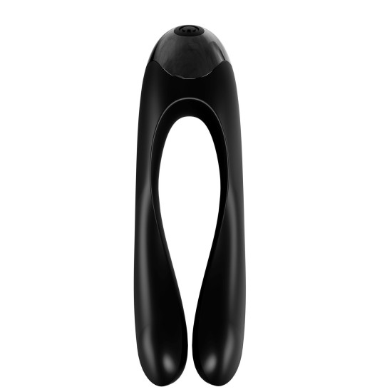 Вибратор на палец, чёрный Satisfyer Candy Cane Black