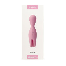 Двосторонній вібратор для чутливих зон, рожевий Svakom Nymph Pale Pink