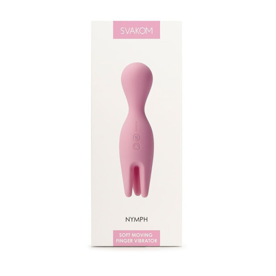 Двухсторонний вибратор для чувствительных зон, розовый Svakom Nymph Pale Pink