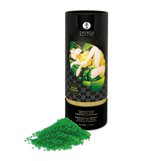 Сіль для ванни з сіллю Мертвого моря Shunga Oriental Crystals Bath Salts Organic Lotus Flower, 500 g