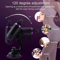 Міні секс-машина, дуже потужна, пульт ДУ Hismith Mini Capsule Sex-Machine with Strong Suction APP