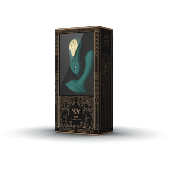Смарт вибратор в трусики, бирюзовый Zalo Aya Turquoise Green