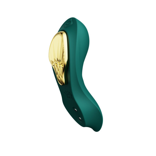 Смарт вибратор в трусики, бирюзовый Zalo Aya Turquoise Green