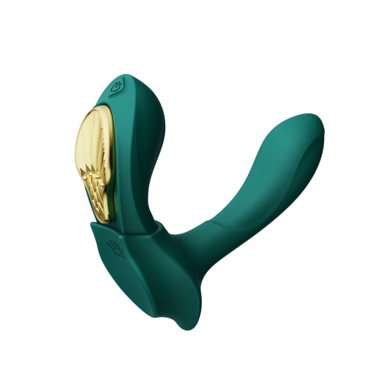 Смарт вибратор в трусики, бирюзовый Zalo Aya Turquoise Green