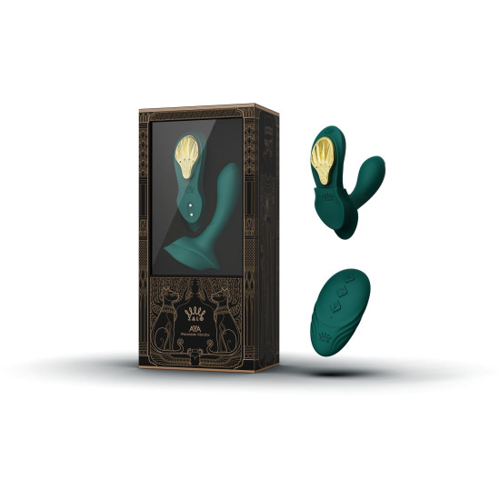 Смарт вибратор в трусики, бирюзовый Zalo Aya Turquoise Green