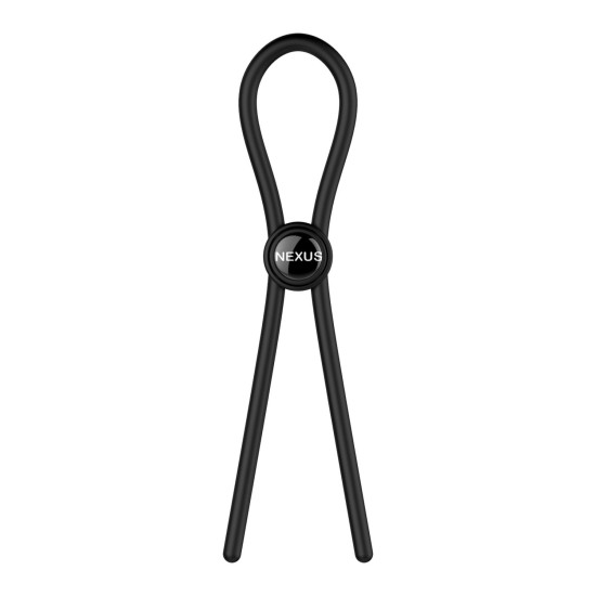 Эрекционное кольцо с регулируемой тугостью Nexus FORGE Single Adjustable Lasso Black