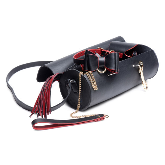 Розкішний БДСМ набір у дорожній сумці (11 предметів), Master Series Bow - Luxury BDSM Set With Travel Bag