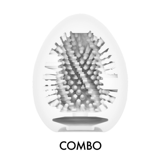 Мастурбатор-яйцо из плотного TPE и пробник лубриканта, 5 ml Tenga Egg Combo