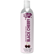 Съедобная смазка для оральных ласк со вкусом чёрной вишни Wet Oral Play Black Cherry, 118 ml