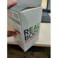 Силиконовые трусики с полым фаллоимитатором Real Body Real Manly Hollow, S/M (мятая упаковка)