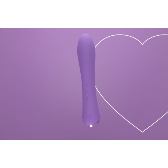 Вібратор з підігрівом до 42 °C, фіолетовий FairyGasm WowGenie Violet