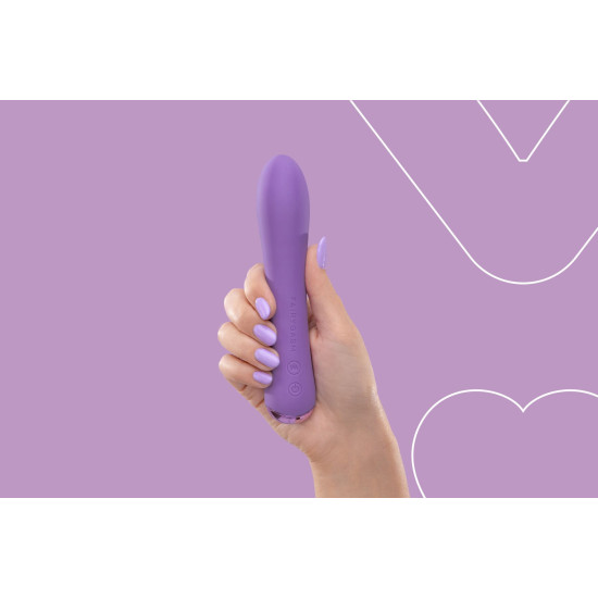 Вібратор з підігрівом до 42 °C, фіолетовий FairyGasm WowGenie Violet