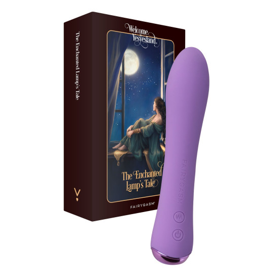 Вібратор з підігрівом до 42 °C, фіолетовий FairyGasm WowGenie Violet