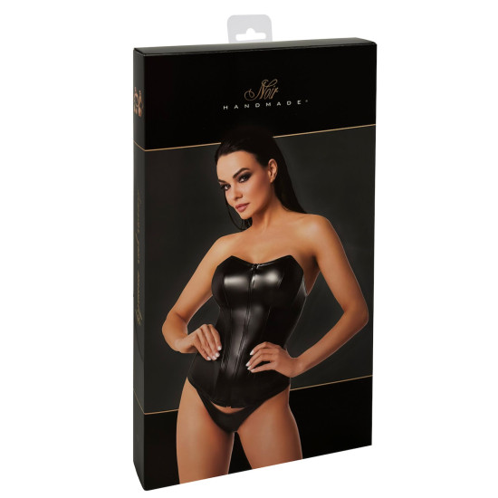 Корсет, черный Noir Handmade F334 Powerwetlook Corset, S