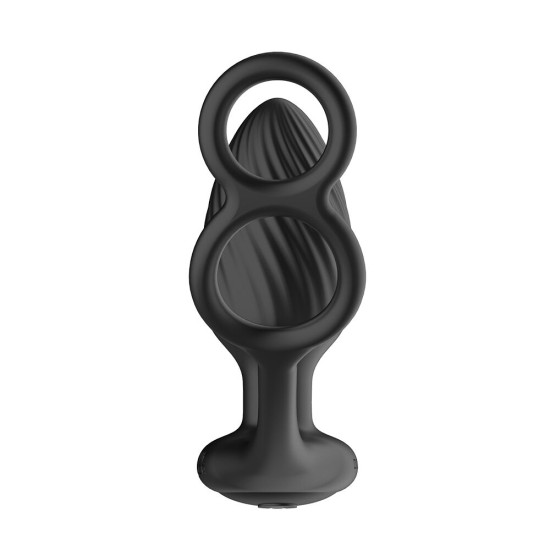 Анальна вібропробка з кільцем для мошонки Nexus Tornado Cock and Ball Ring