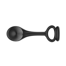 Анальна вібропробка з кільцем для мошонки Nexus Tornado Cock and Ball Ring