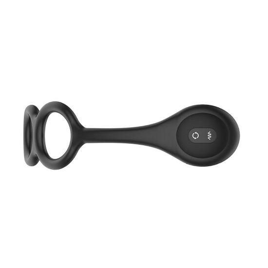 Анальна вібропробка з кільцем для мошонки Nexus Tornado Cock and Ball Ring