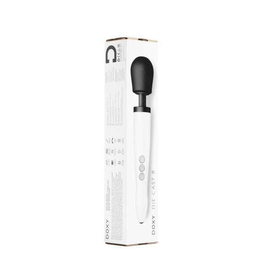 Вибромассажер Doxy Die Cast R Stardust White