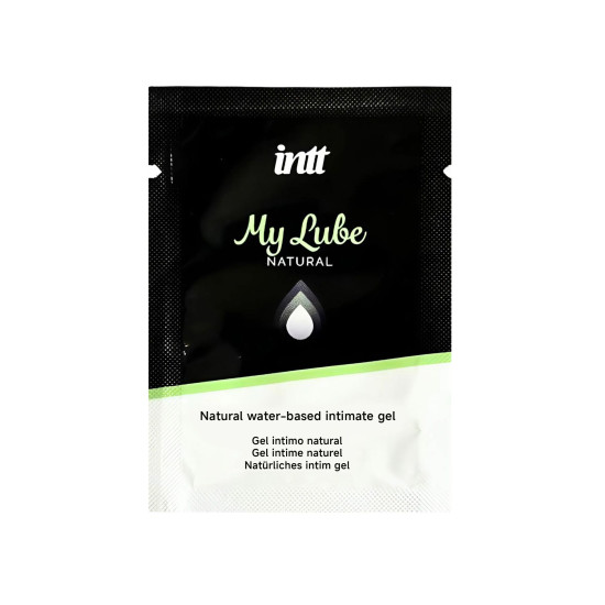 Пробник лубриканта на водной основе Intt My Lube Natural, 2 ml