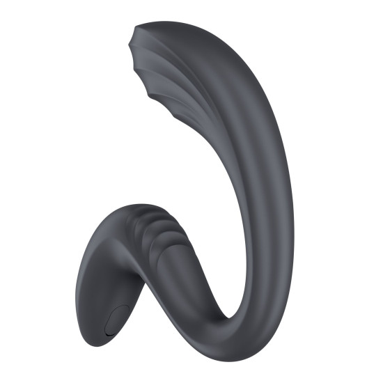 Вагинально-клиторальный вибратор с 2 моторами, серый Satisfyer G for Goddess 3 Dark Grey