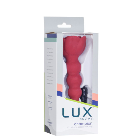 Анальная цепочка с розой Lux Active Champion Rose