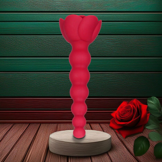 Анальная цепочка с розой Lux Active Champion Rose