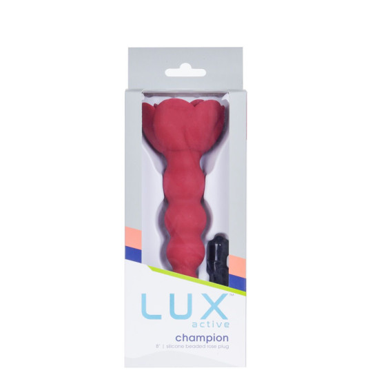 Анальная цепочка с розой Lux Active Champion Rose
