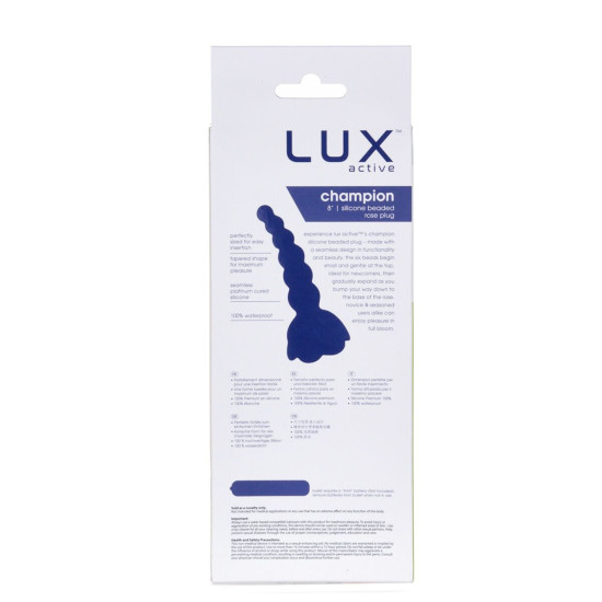 Анальная цепочка с розой Lux Active Champion Rose
