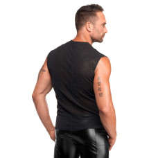 Облягаюча чоловіча футболка Noir Handmade H083 Onyx skin tank, M