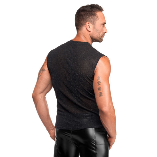 Облягаюча чоловіча футболка Noir Handmade H083 Onyx skin tank, M