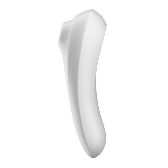 Смарт вібратор і вакуумний стимулятор 2 в 1, білий Satisfyer Dual Pleasure White