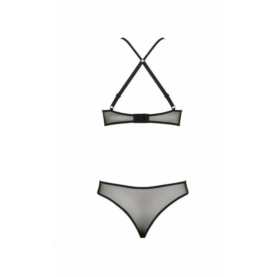 Еротичний комплект, чорний Passion Azalia Set Black, S/M
