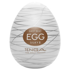 Мастурбатор-яйце з рельєфом у вигляді павутини Tenga Egg Silky II