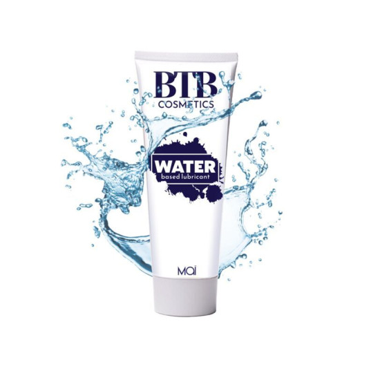 Классический прозрачный лубрикант на водной основе BTB Water, 100 ml
