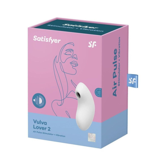 Вакуумный вибратор, белый Satisfyer Vulva Lover 2 White