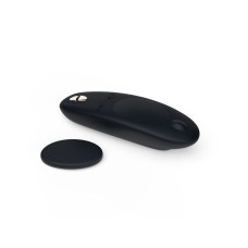 Смарт-вібратор у трусики з пультом ДУ, чорний We-Vibe Moxie Satin Satin Black