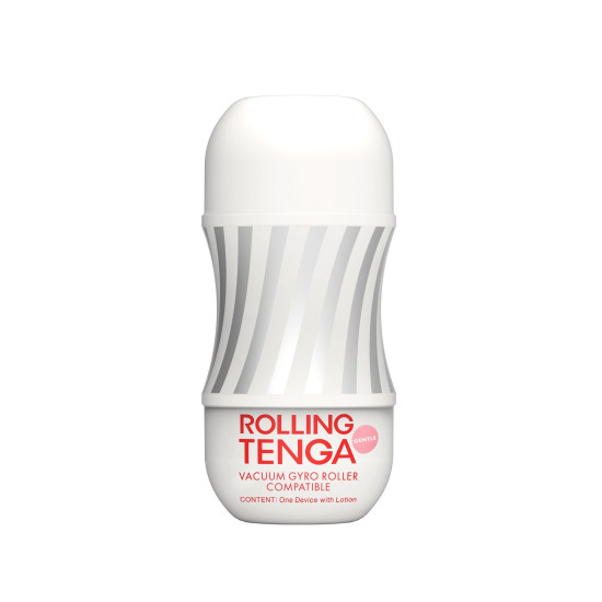 Мастурбатор з новим рельєфом для стимуляції обертанням Tenga Rolling Tenga Gyro Roller Cup Gentle