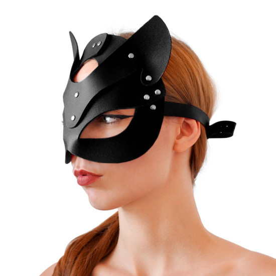 Маска кошечки, черная Art of Sex Cat Mask