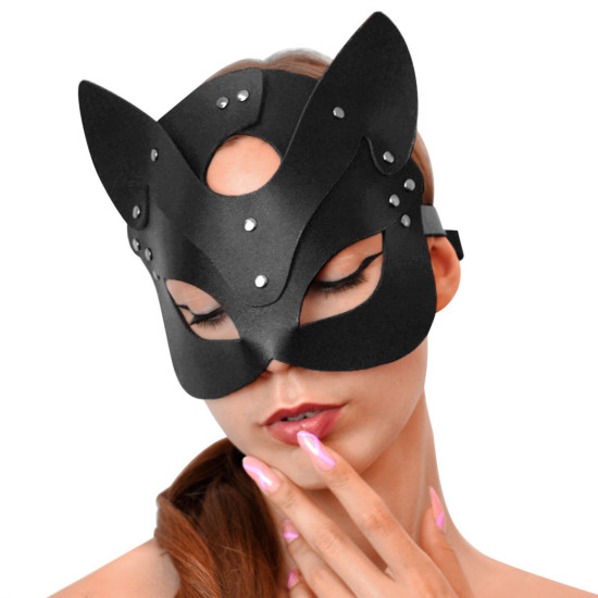 Маска кошечки, черная Art of Sex Cat Mask