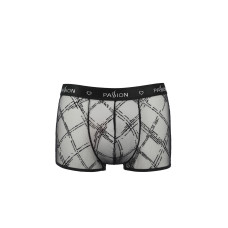 Чоловічі прозорі боксери з сітки, чорні Passion 032 Short James Black, S/M