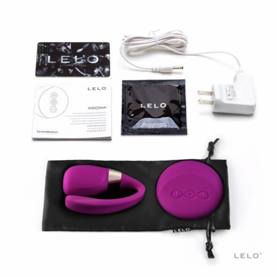 Вібратор для пар з 2 моторами і пультом ДК, темно-рожевий LELO Tiani 3 Deep Rose