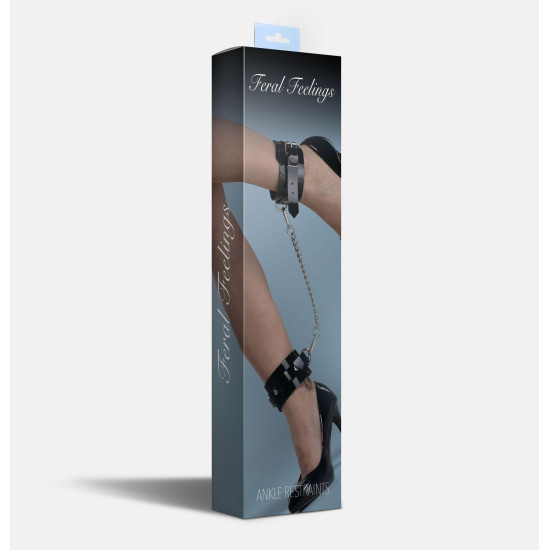 Поножі, чорні Feral Feelings Ankle Restraints Black