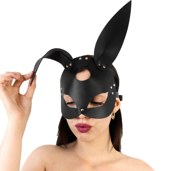 Шкіряна маска зайця, чорна Art of Sex Bunny Mask Black