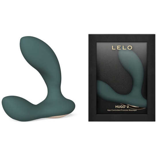 Массажёр простаты, зелёный LELO Hugo 2 Green